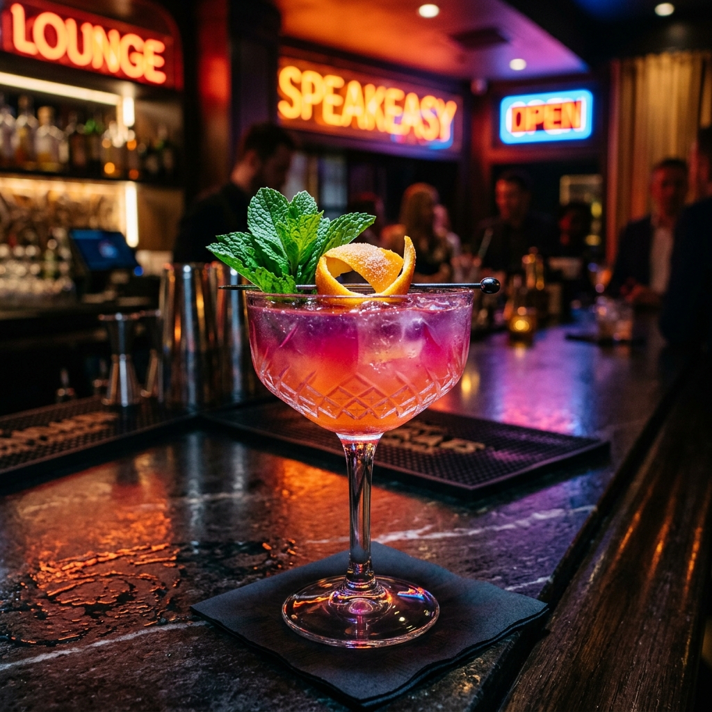 Signature Cocktails at Mars Bar